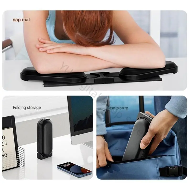 96BA Ergonomische, zusammenklappbare Handgelenk- und Unterarmauflage zum Tippen und für die Verwendung Laptop-Schreibtisch – Detail 8