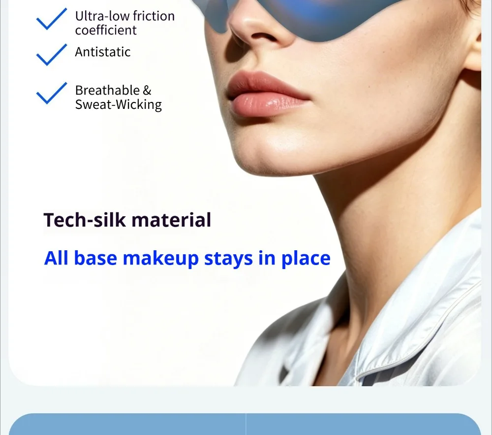Neue Dreamlight 4S Pro Memory Foam Augenmaske mit Vollschattierung für Entspannung und Schlaf, Lichtblockierend für Besseren Schlaf, Weiche Augenmaske aus Reiner Seide – Detail 11
