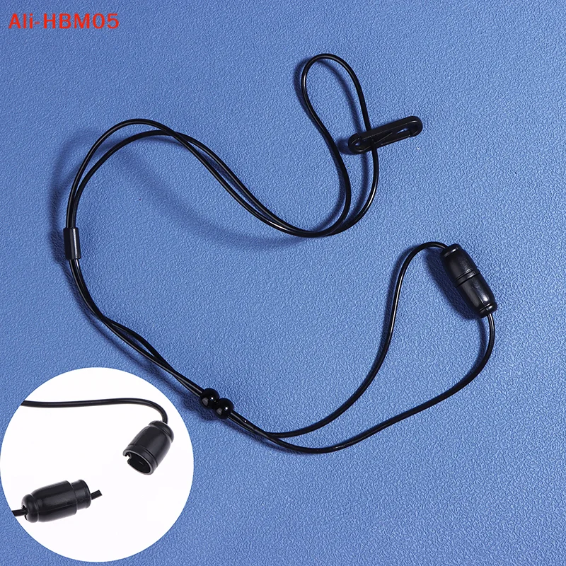 (HB05)Multipurpose Referee Whistle Rope Lanyard Black PVC Whistle Strap Long Lanyard Key Hanging Rope