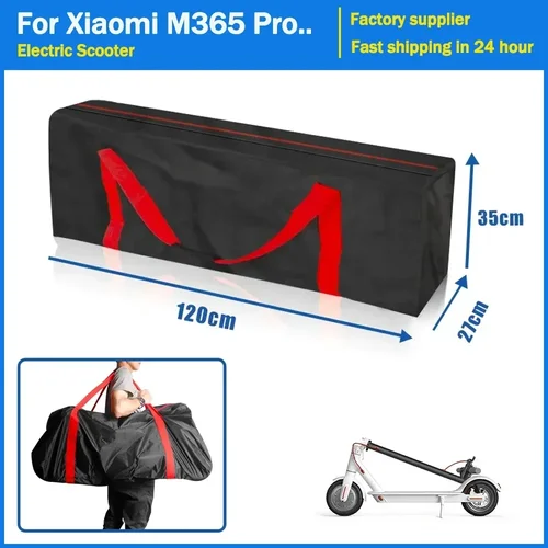 Imagen 1 del producto Bolsa de transporte impermeable plegable para patinete eléctrico, bolsa de almacenamiento, cubierta Oxford para monopatín, bolsa de transporte a prueba de polvo para patinete eléctrico XIAOMI M365