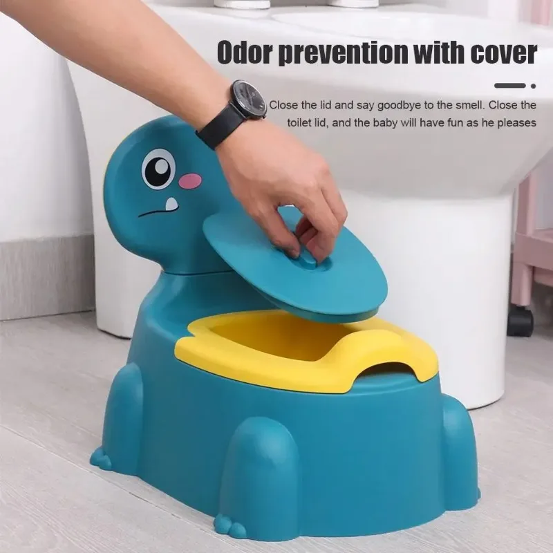 Baby Toilet Training Seat Dinosaur Type Cartoon Thickening Special Urine Bucket Potty Baby Urinals Boys Girls Toilet Supplies