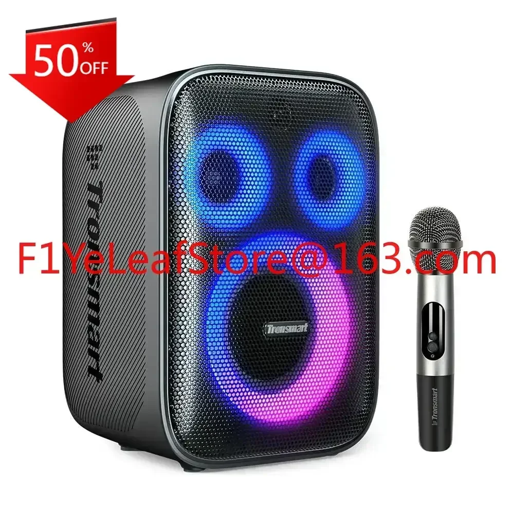 Hot salesPortable Party Speaker New Party Portable Super Bass Speakers Blue Tooth Led Smart Subwoofer Fm Speaker With Microphone