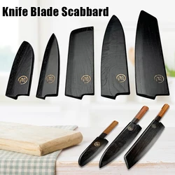 Portable Solid Wooden Chef Knife Sheath Multifunction Scabbard Japanese Style Blade Protector Cover Universal Kitchen Knife Case