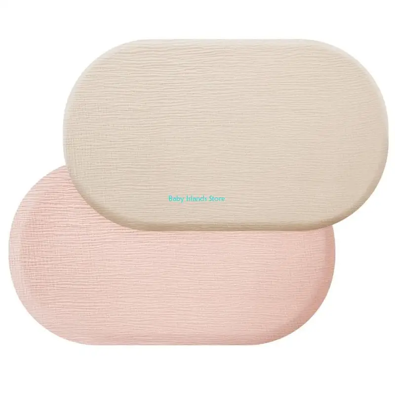 

K92D Newborns Changing Pad Cover Breathable Fitted Sheets Cradles Mattress Cover