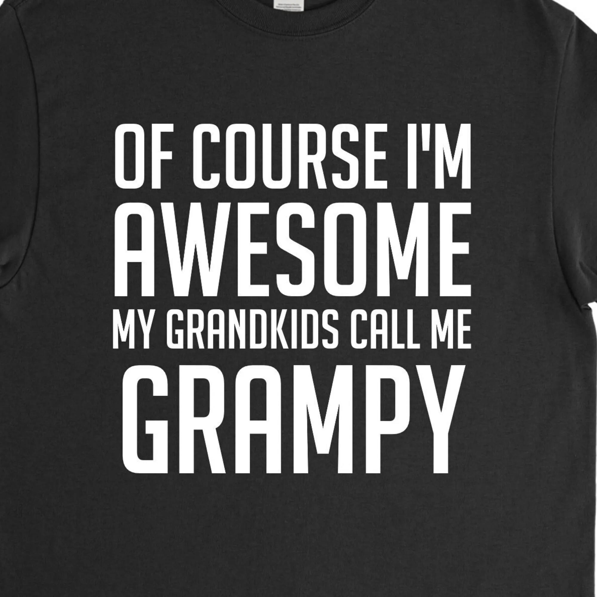 Grampy Shirt,Awesome Grampy,Gift from Grandkids,Grampy Fathers Day,Fathers Day Gift,Custom Grampy Tee