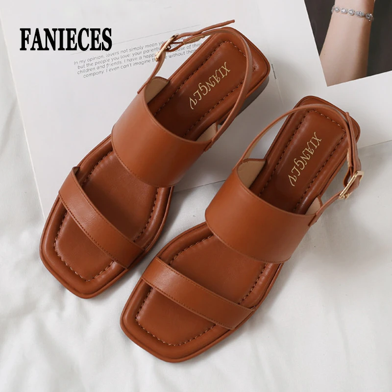 

Женские босоножки на каблуке 5 см больших размеров, летние, с открытым носком, на ремешках, дизайнерские, в римском стиле, модные, для вечеринок и повседневной носки, туфли на каблуке, сандалии