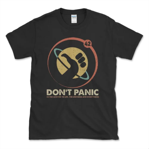  Don't Panic Funny Premium Great Gift Idea Tee T-Shirt