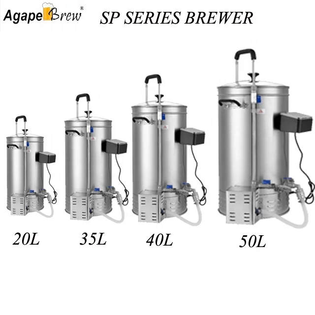 2023 Beer Brewing Equipment Electric Mash Tun Micro Brewery Craft Beer Machine Homebrew