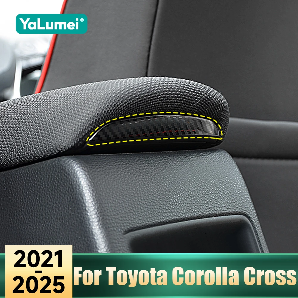 Für Toyota Corolla Cross XG10 Hybrid 2021 2022 2023 2024 2025 Auto-Konsole Hintere Armlehne Verkleidung Aufkleber Zierleisten Abdeckung