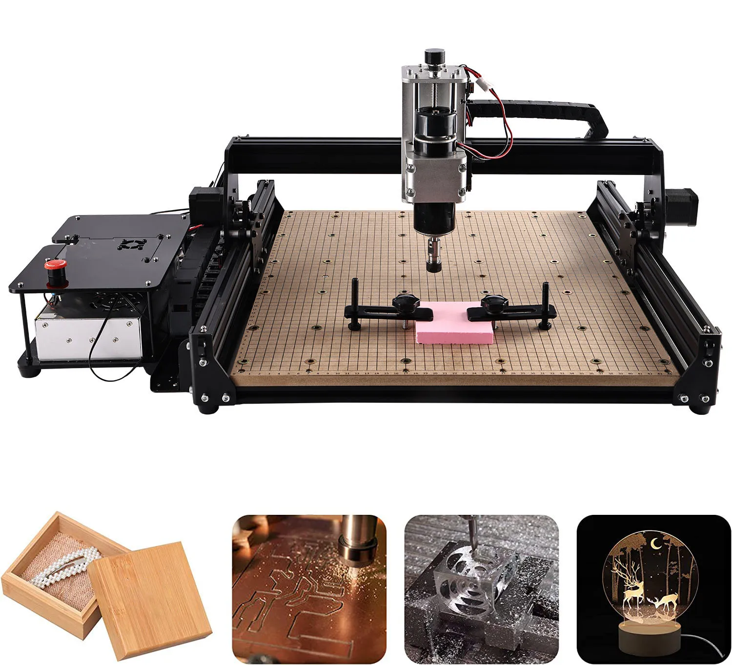 CNC4540 Wood Router Machine for Metal Acrylic PCB MDF Engraving Factory Outlet 3 Axis 500W CNC Engraver