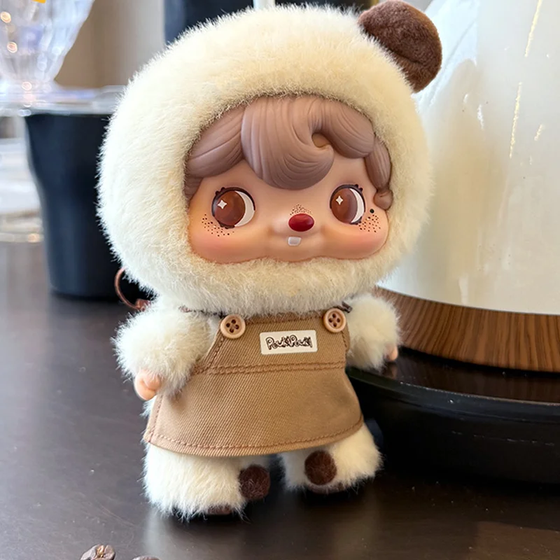 

Poukapouka Has A Cup Of Coffee Series Plush Pendent Action Figure Toys Cartoon Pouka Backpack Ornaments Valentine'S Day Gift