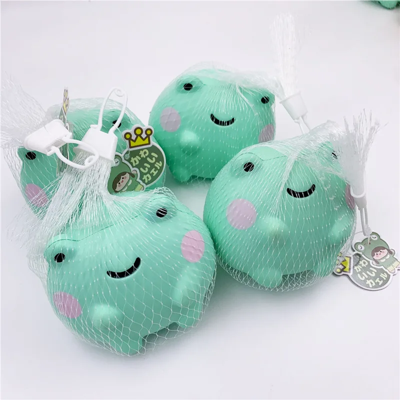 Cute Chubby Frog Cartoon Soft PU Slow Rebound Brinquedos para crianças, alívio do estresse e ventilação, Pinch Music Fidget Toys