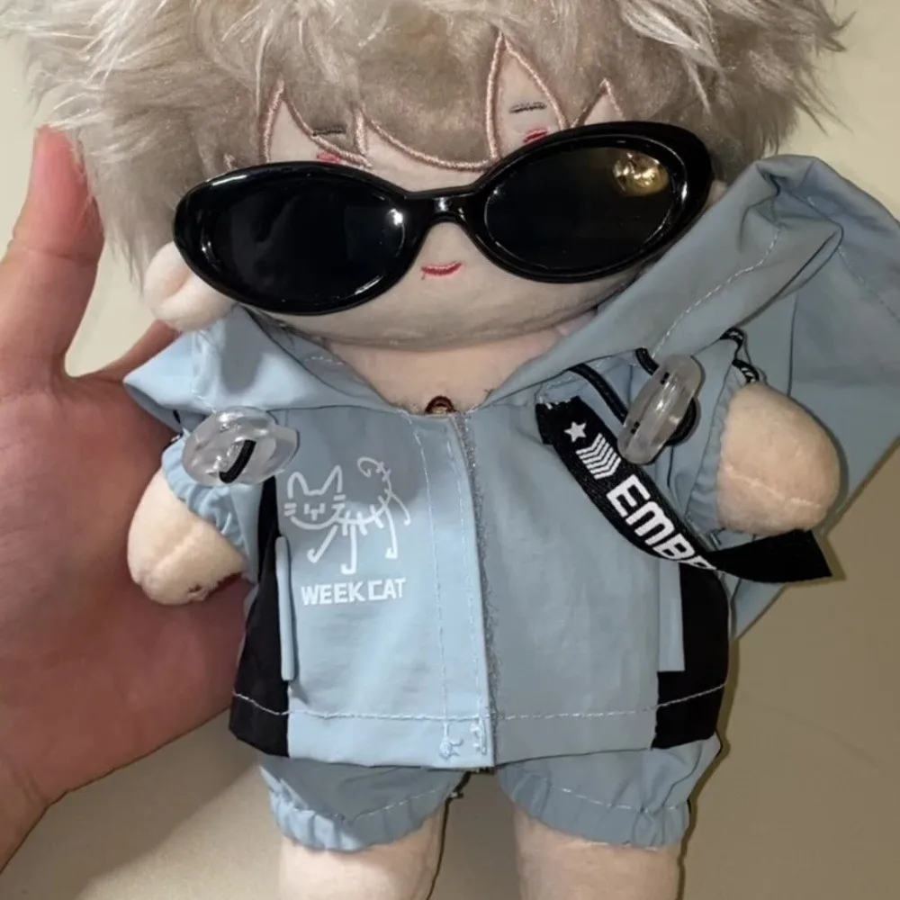 屋外ジャケット 20 センチメートル綿人形服コートドレスアップアイドル人形服クールスポーツぬいぐるみ服子供のギフト