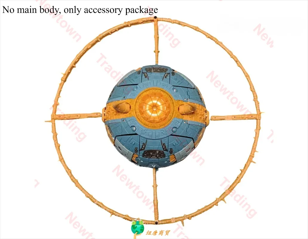 In Stock 01-STUDIO CELL Unicron Original Color Pumpkin Color Rail Satellite Orbit Accessory Pack Action Figure Toy Gift