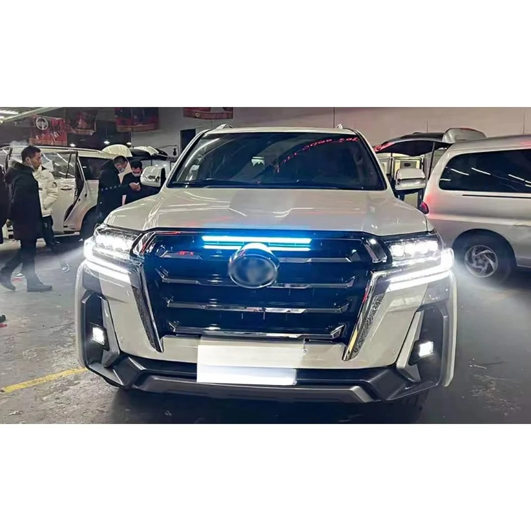 Body Kit Include Front Bumper Assembly with Grille for Land Cruiser 200 2016-2020 Change to LIMGENE Model