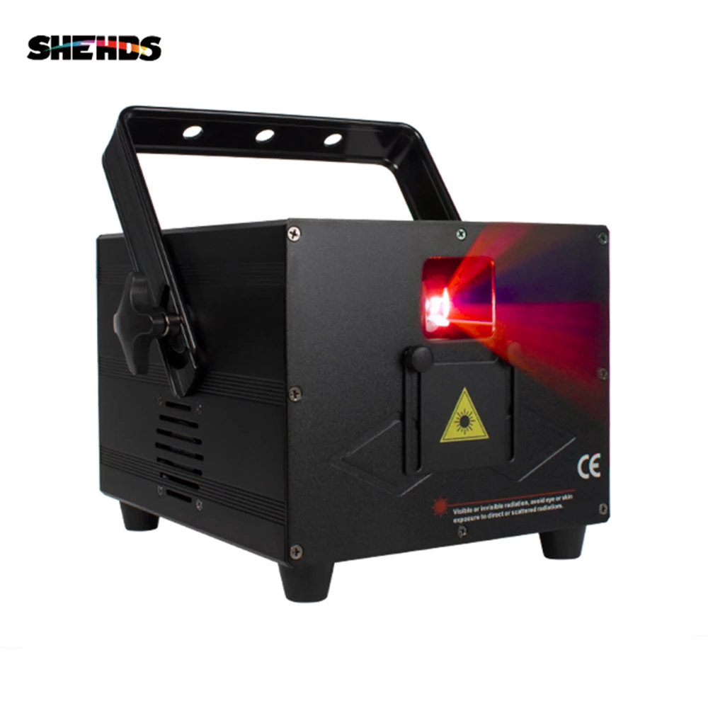 SHEHDS 3W RGB Scanner Animation Line Stage Lighting 20Kpps Light For DJ Disco Wedding Wedding Party TTL ILDA