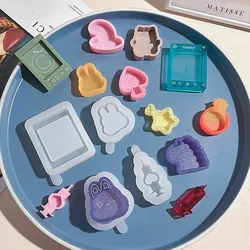 DIY Hat Player Rabbit Cat Shaped Silicone Shaker Mold Jewelry Mold Jewelry Accessories