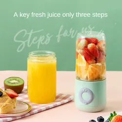 Portable Small Rechargeable Juicer Juicing Cup Juice Juicer USB rechargeable mini blender fresh juicer cup