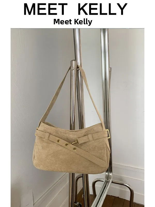 

Meet Faionable Casual Women's oulder Bag Versatile Handbag Underarm Bag Polyester Zipper Closure PU Strap