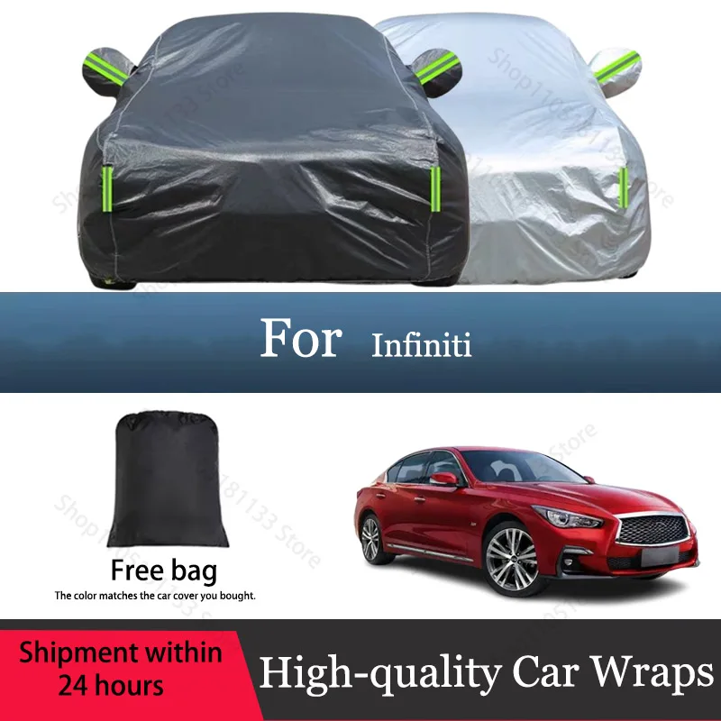 For Infiniti FX Car Cover Custom Fit Waterproof Windproof All Season Heavy Duty Protection Outdoor Indoor Use Rain Snow UV Dust