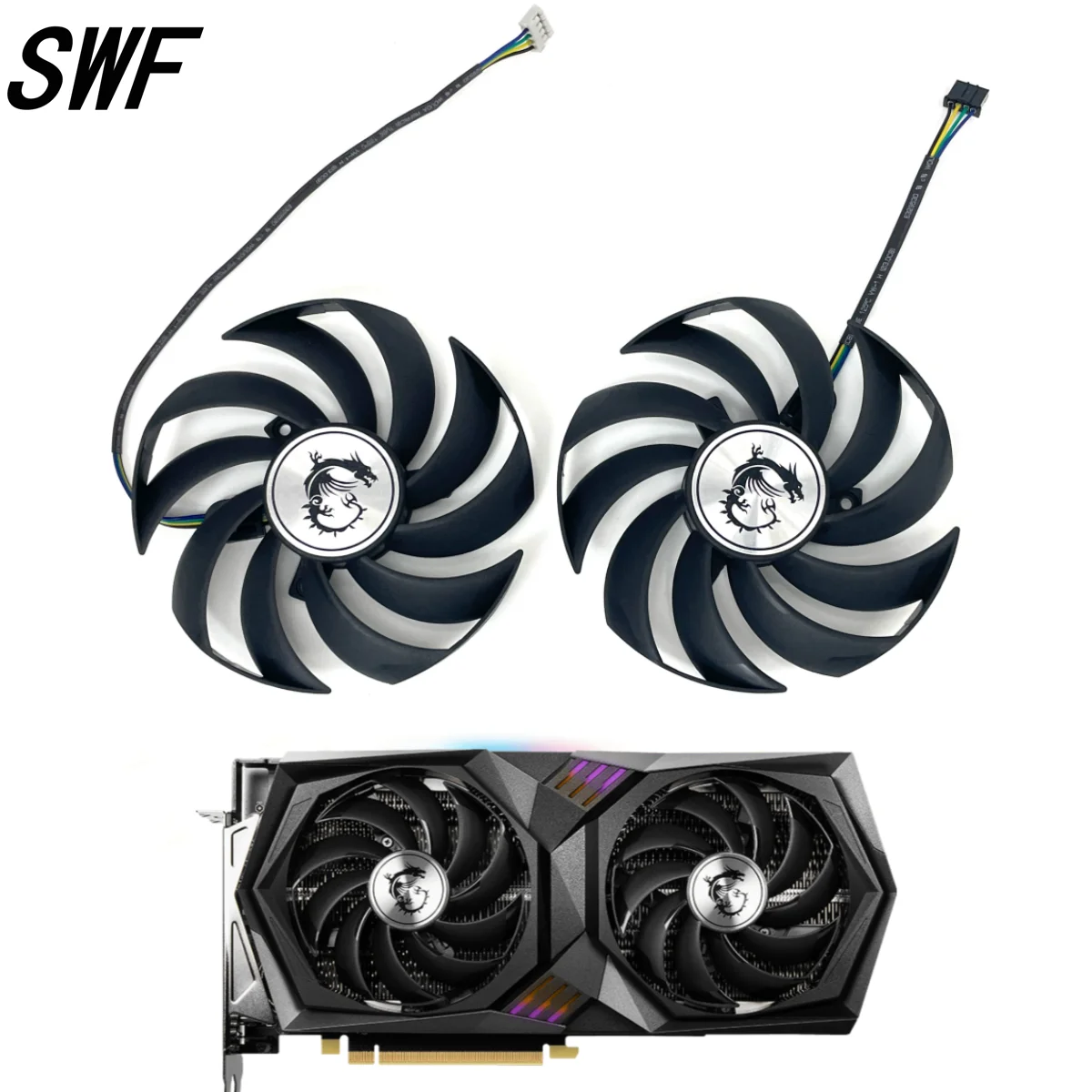 

New PLD10010S12HH RX 6700 6600 XT VGA GPU Cooling Fan RTX3060 For MSI RTX 3060 3060Ti GAMING X Video Graphics Cards Cooler fan