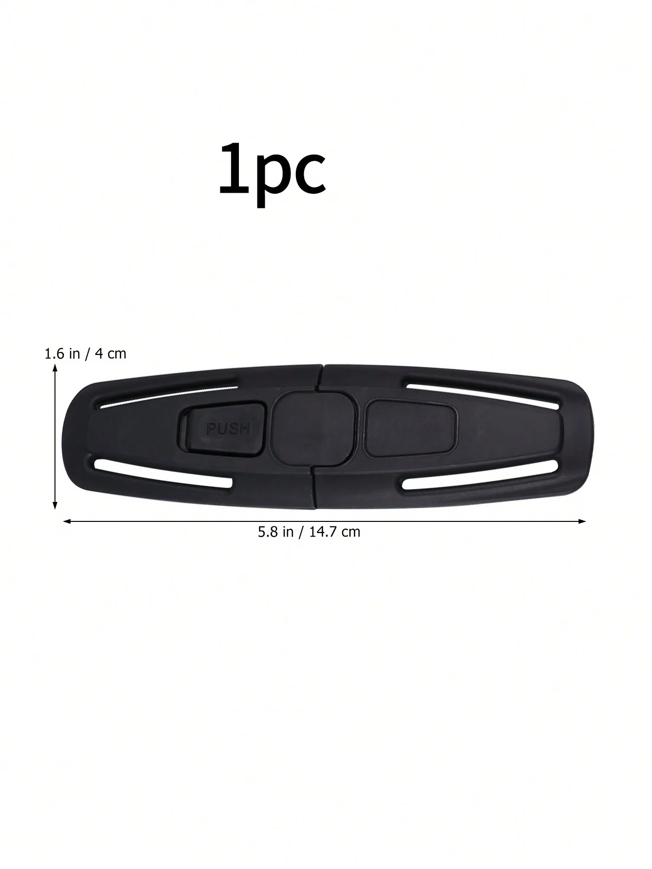 1PC pas bezpieczeństwa klamra klatki piersiowej samochód fotelik dziecięcy 5-punktowa antypoślizgowa klamra mocująca pas bezpieczeństwa
