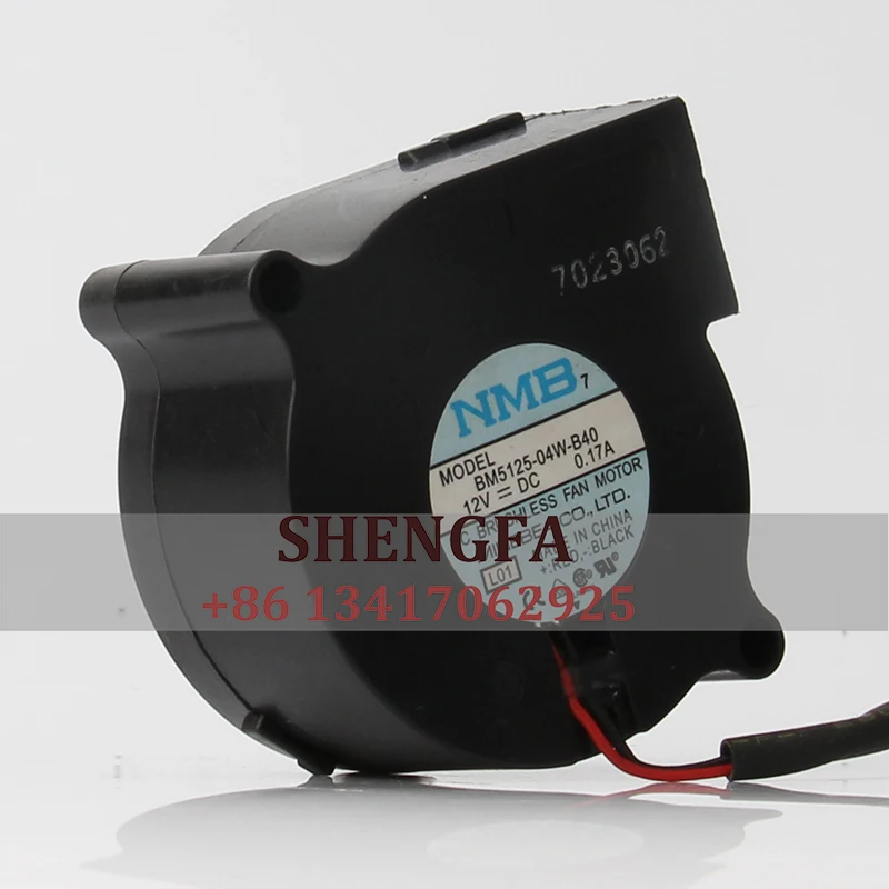 

Вентилятор охлаждения корпуса NMB BM5125-04W-B40 24 В 48 В постоянного тока 12 В 0,17 А EC AC 5 см 5025 Вентилятор для проектора Осевой вентилятор 50X50X25 мм