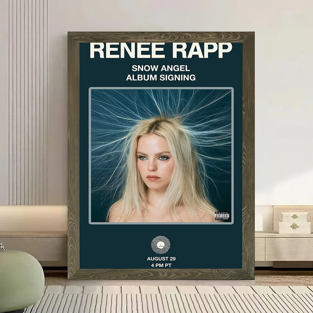 Renee Rapp Snow Angel Album Signing Printed Canvas Poster Personalized High Quality Wall Art Paintings for Bedroom Accessories - view 3