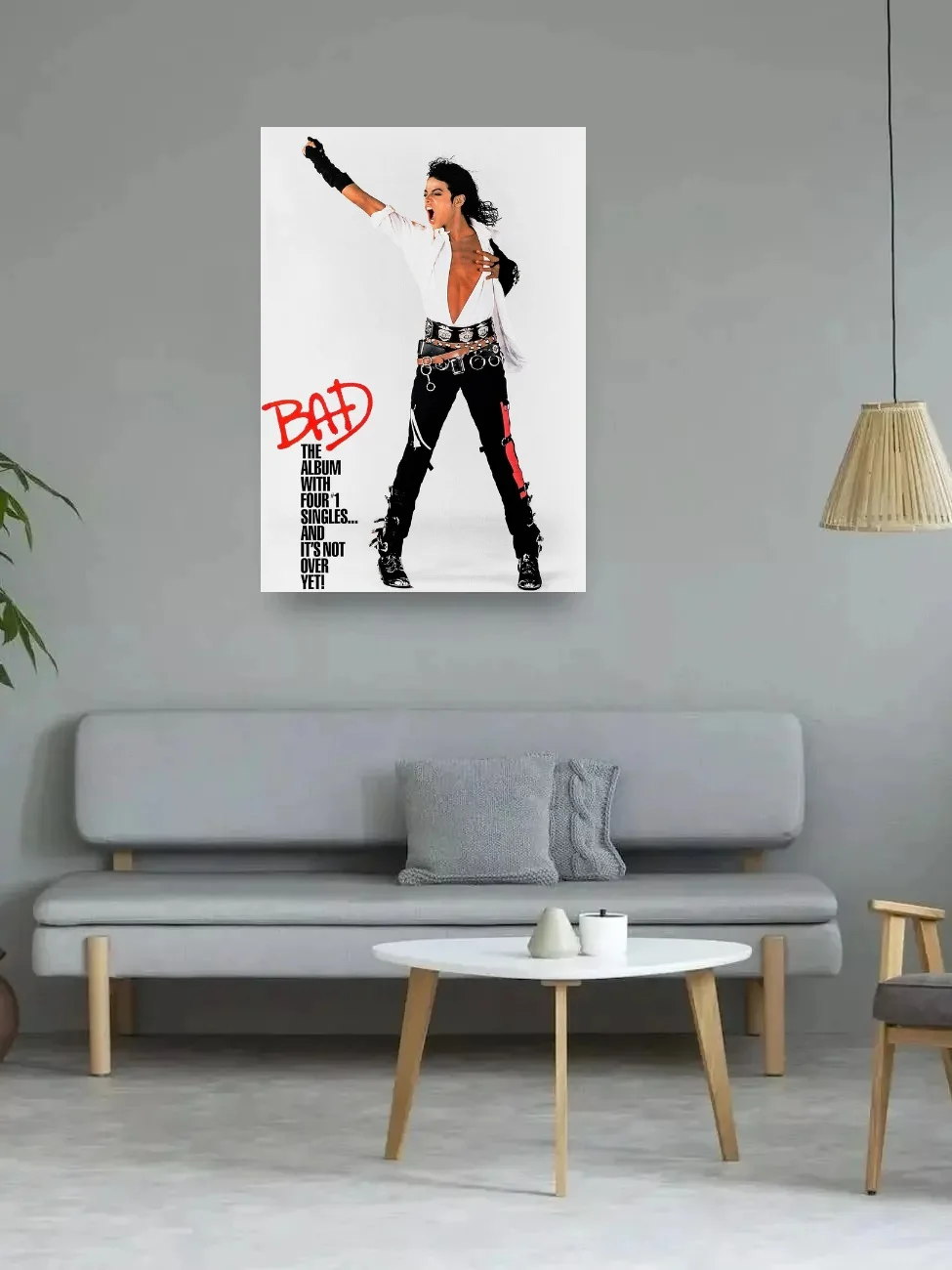 1987 Michael Jackson Bad Tour, Art Picture Print Silk Poster, Home Wall Decor