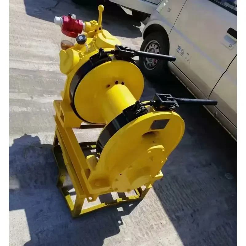 for Mine Explosion-proof Pneumatic Motor Power Winch Handbrake Pneumatic Winch Mine Pneumatic Traction Hoist