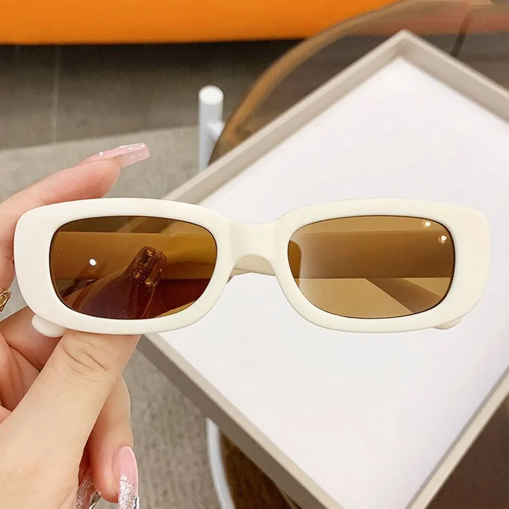 Cute Sun Protection Children's Rectangular Sunglasses Outdoor Summer Shades Kids Oval Frame Sun Glasses for Boys and Girls
