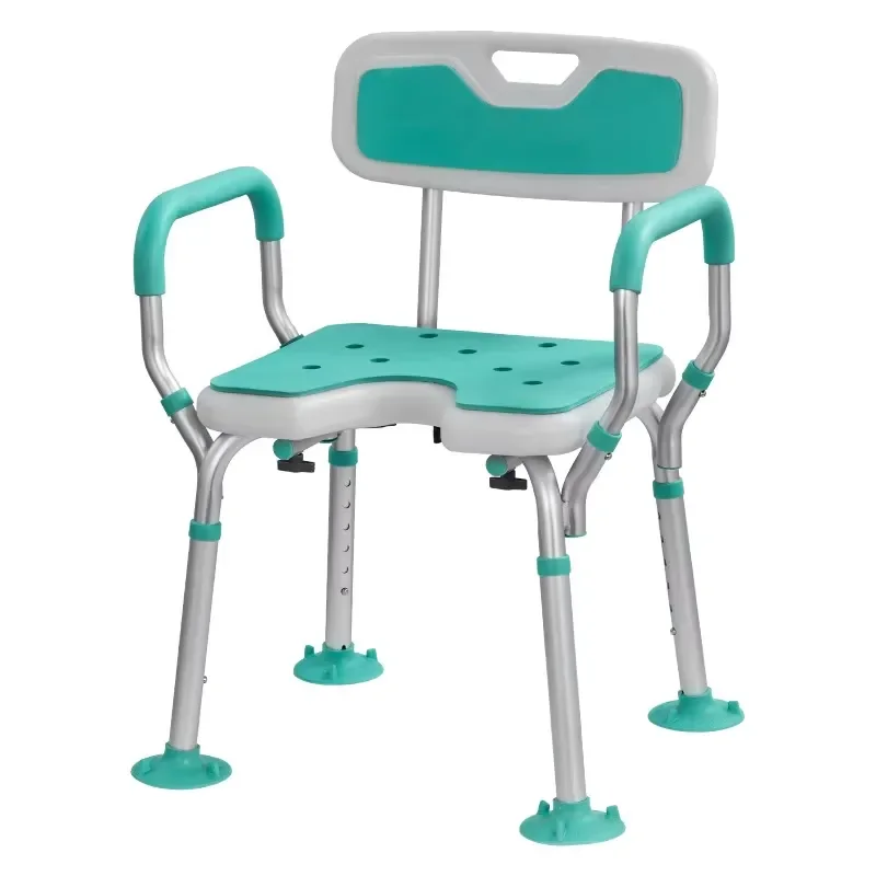 Wall Mounted Folding Shower Chair for Elderly Bathtub Toilet Seat Mobile Transport Elevator Safety Equipment Multifunctional