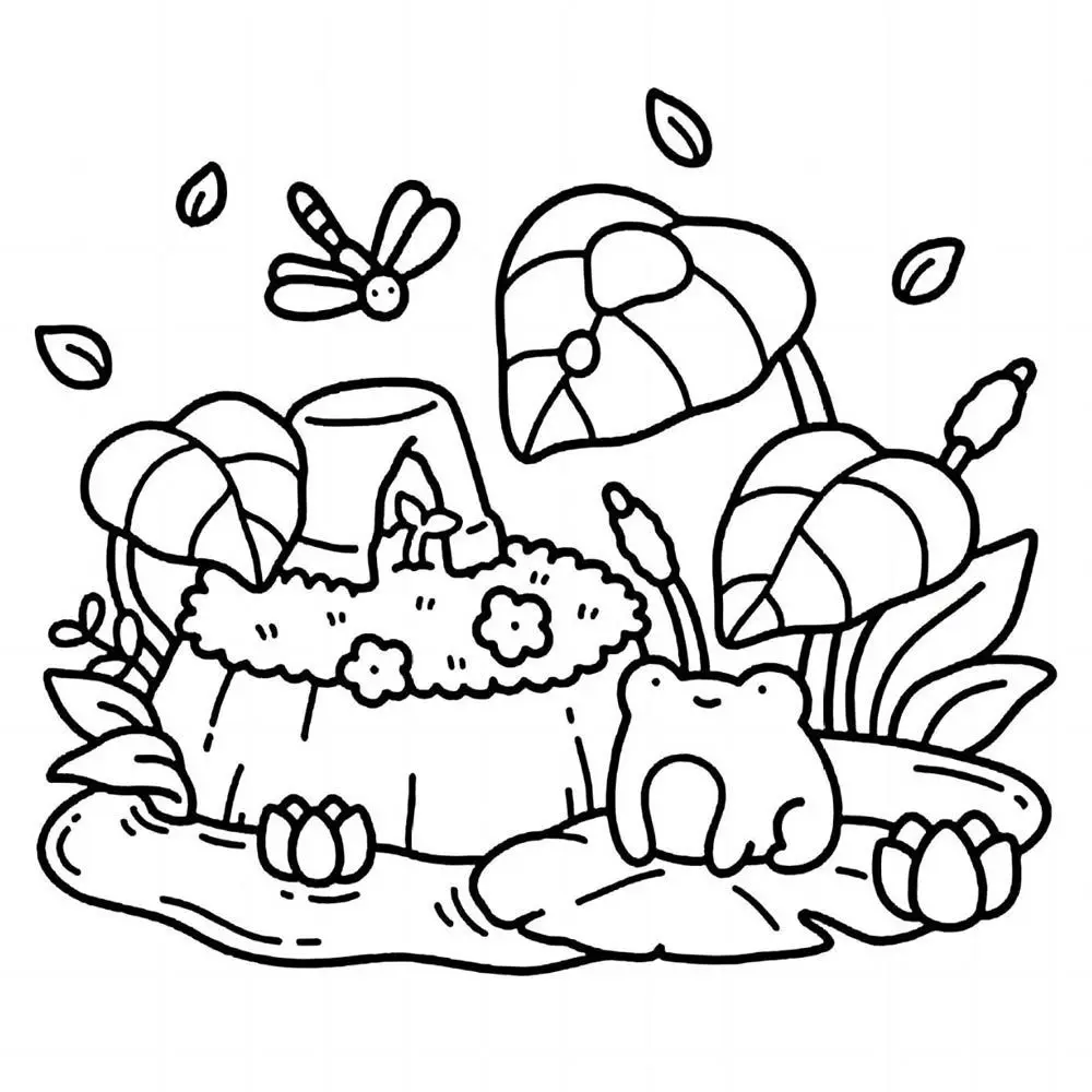 Cartoon Coloring Book Stress Relief Educational Graffiti Painting Book Painting Gift Montessori Drawing Toy for Adults And Teens