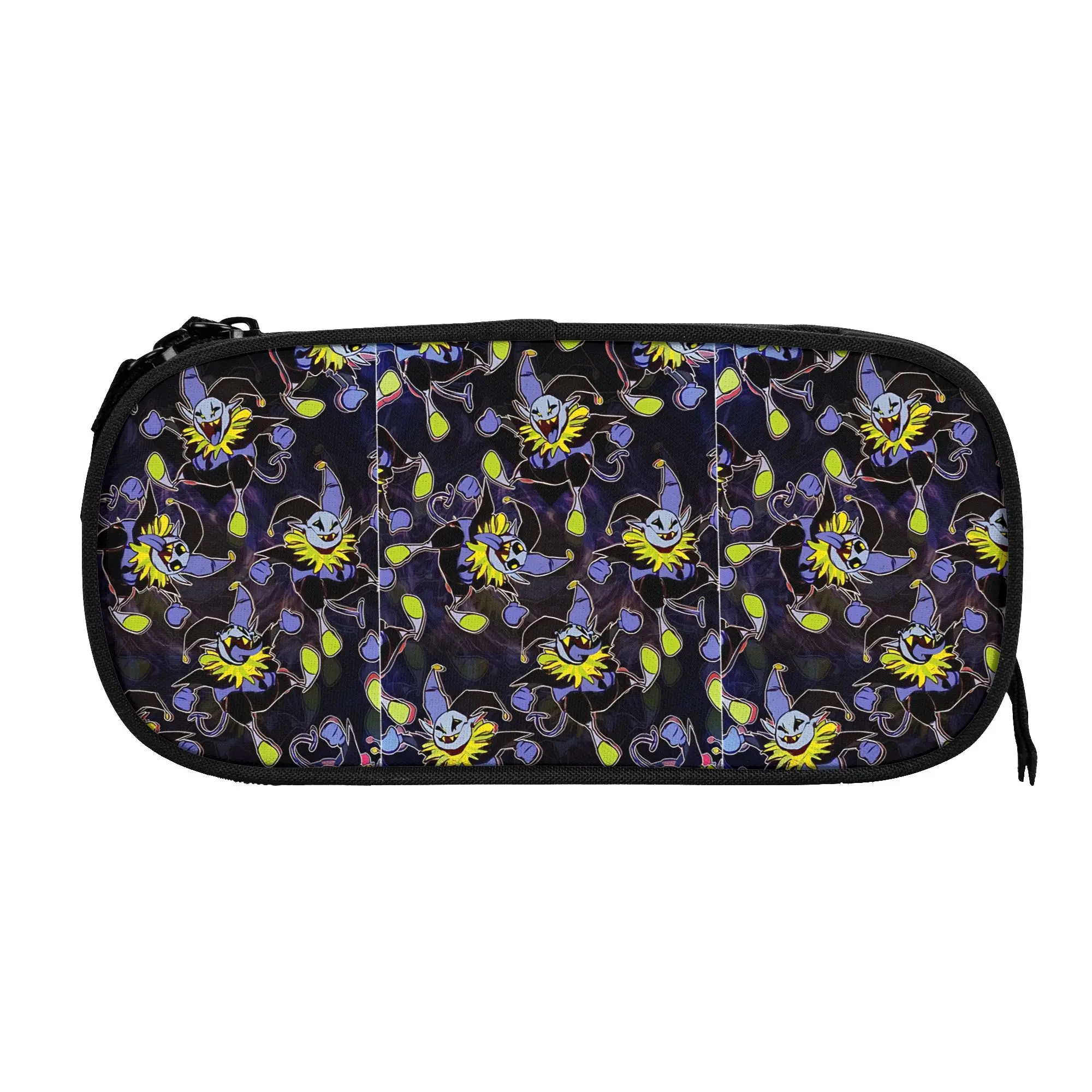 

1 piece Lightweight Purple Maximalist Aesthetic Print Pencil Case Girls Pen Bag Deltarune School Stationery Bag