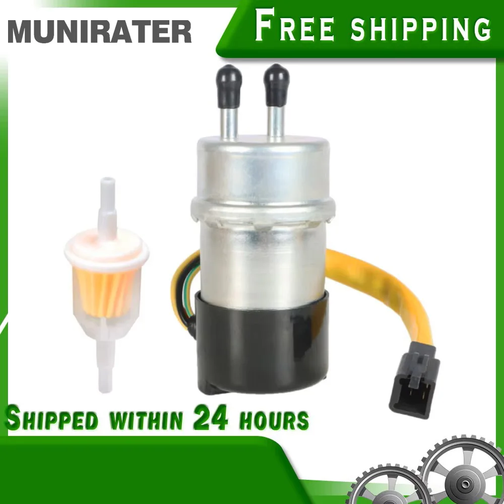 

6mm Fuel Pump with Filter Replacement for Kawasaki 1986-2003 Voyager XII 1987-1995 Vulcan 88 1996-2004 Vulcan 1500