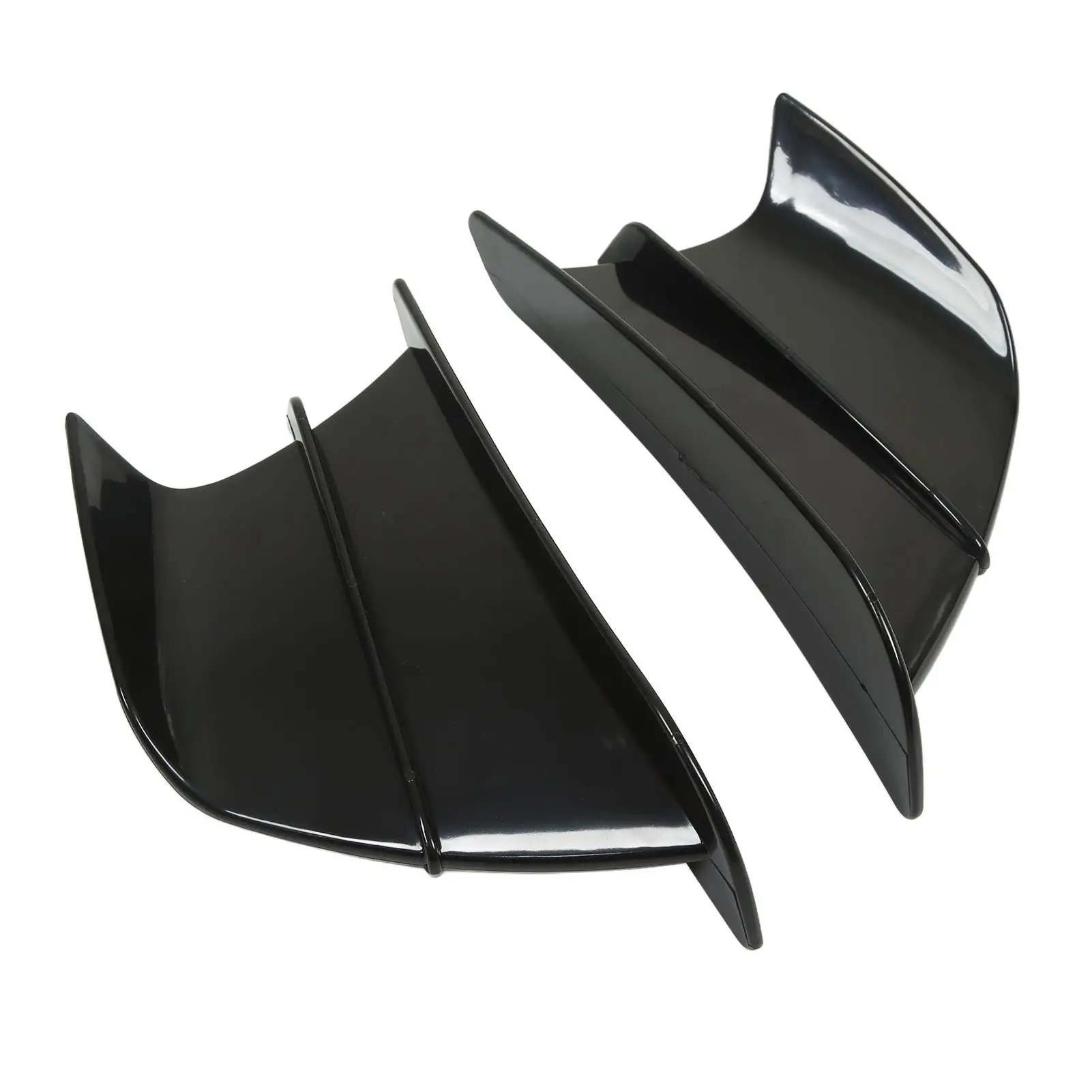 Winglets de carenagem frontal para motocicleta, spoiler, design legal, autoadesivo, superfície curvada 3d para ninja 400 ninja 250 z900 z1000