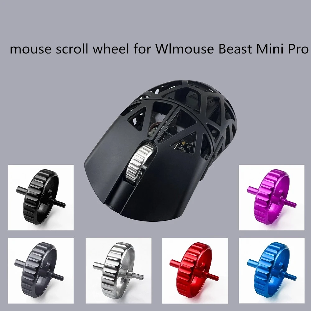 1 Piece Metal Mouse Scroll Wheel For Wlmouse Beast Mini Pro‌‌ Magnesium Aluminum Alloy Mice Roller Lightweight Only 1.5g