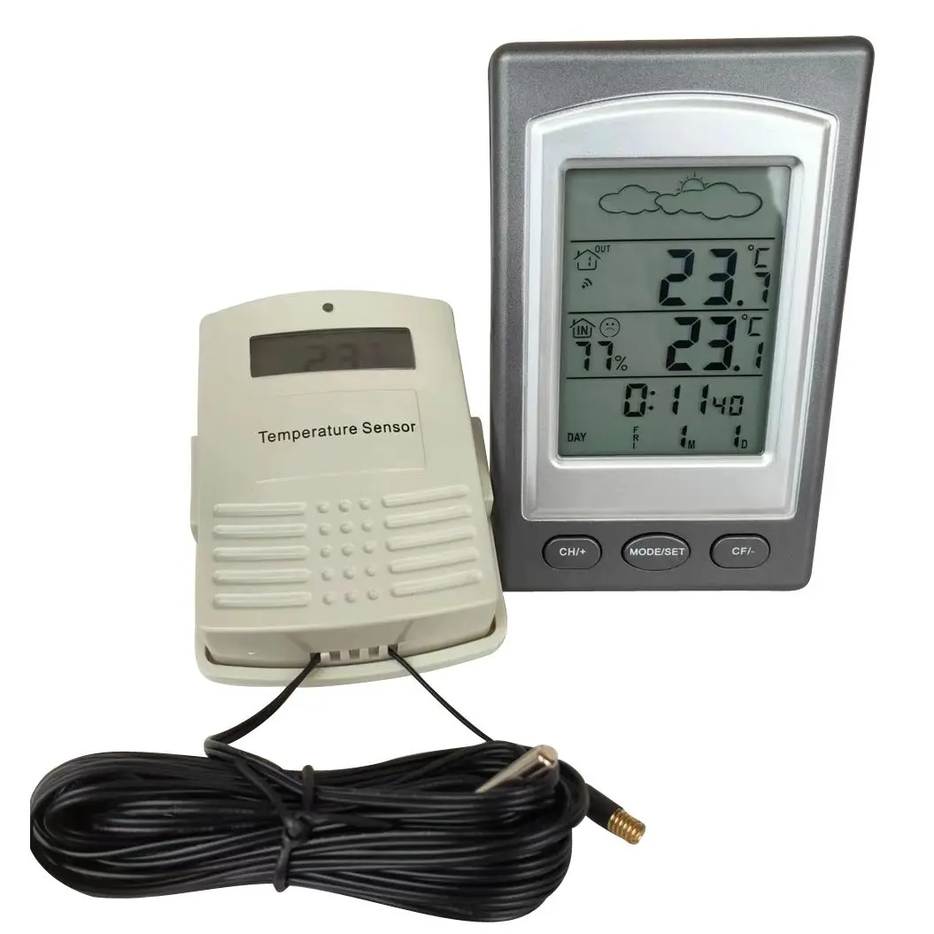 High‑Accuracy Wireless Car Thermometer Metal Waterproof Probe Refrigerated Truck Wireless Temperature Sensor