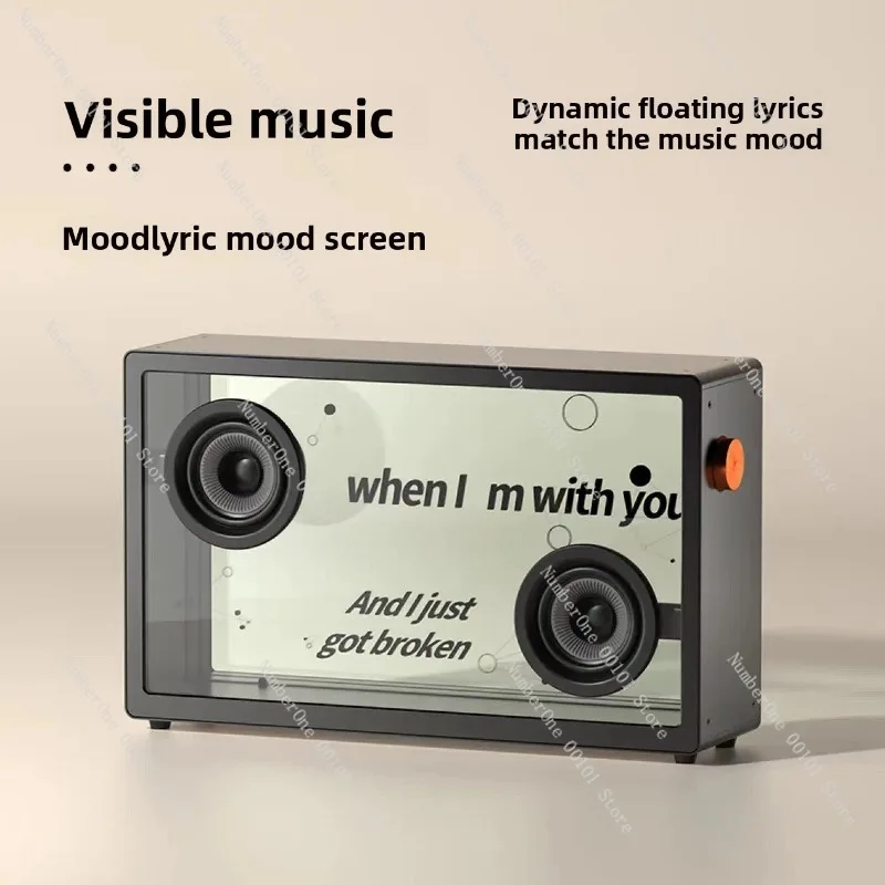 Floating lyrics audio M1 subtitles wireless bluetooth audio desktop transparent visual Internet celebrity sound