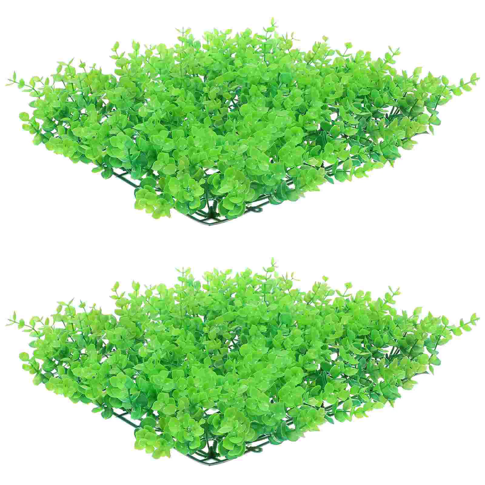 2 pièces fausse plante panneau mural panneau mural artificiel jardin herbe panneau mural toile de fond décoration pour la maison simulée plante mur Backg