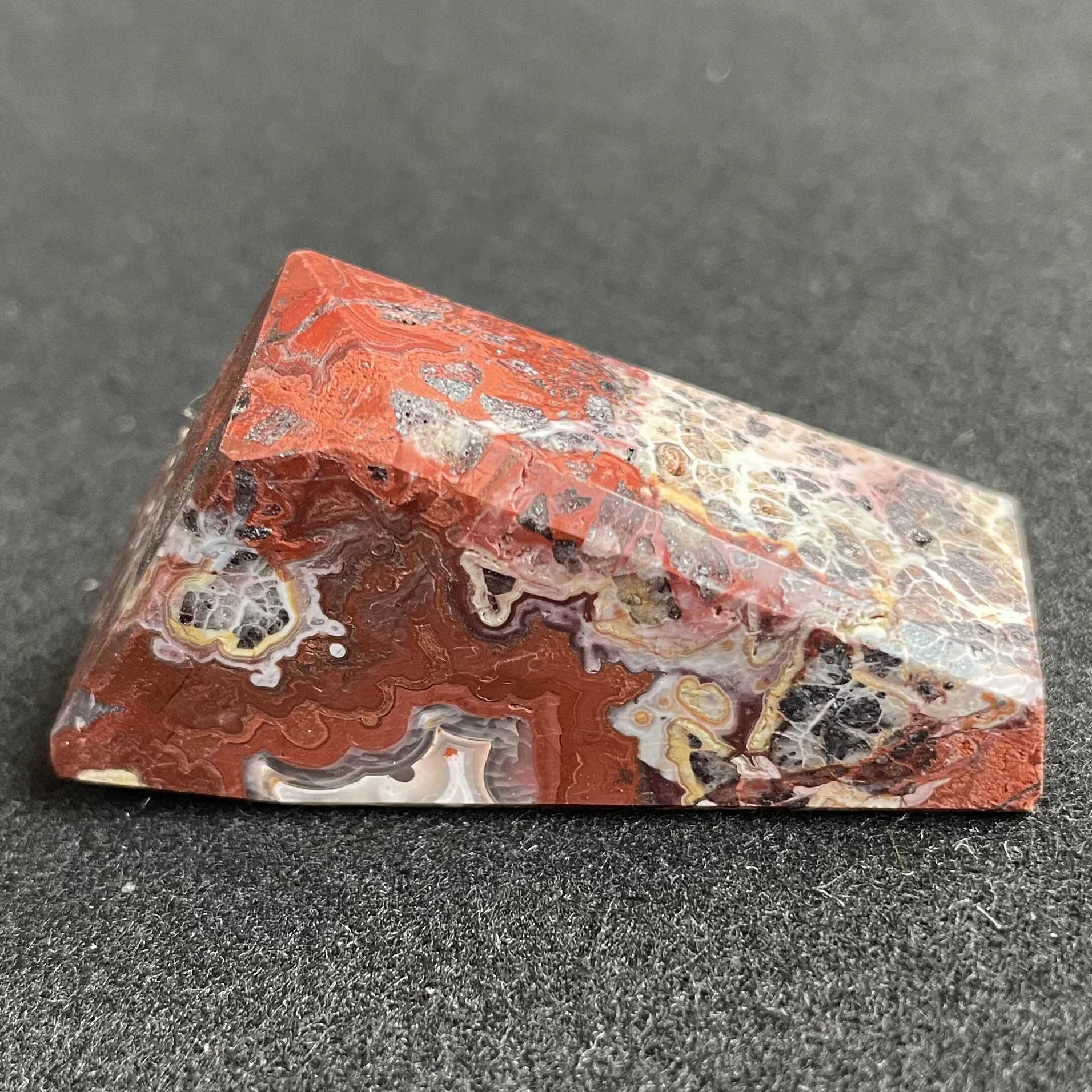 Natural Stone Mexico Agate Freeform Polished Crystal Carnelian Decoration Rock Gift Reiki Healing