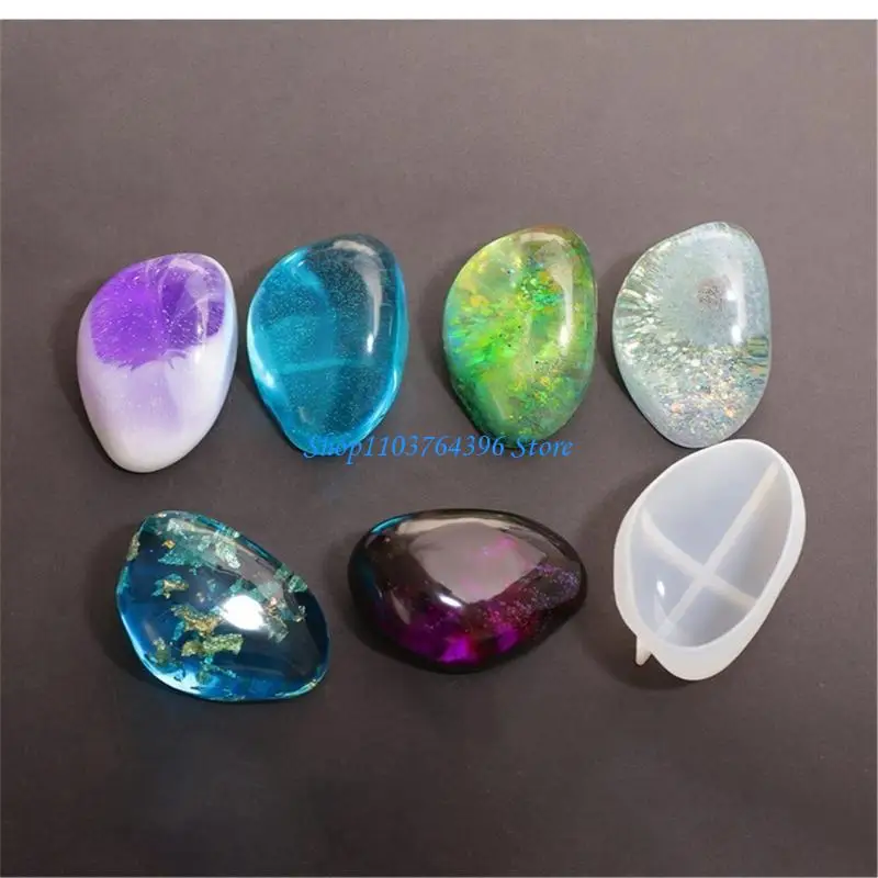 قوالب حجر السيليكون الحرفية المكونة من 3 قطع تصنع تصميمات أنيقة خاصة للهدايا أو لوازم الديكور للاستخدام اليومي #3