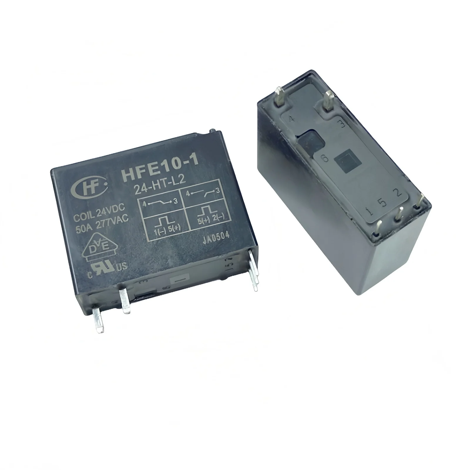 

Brand new original HFE10-1 24-HT-L2 24VDC 50A 5-pin dual coil magnetic holding relay