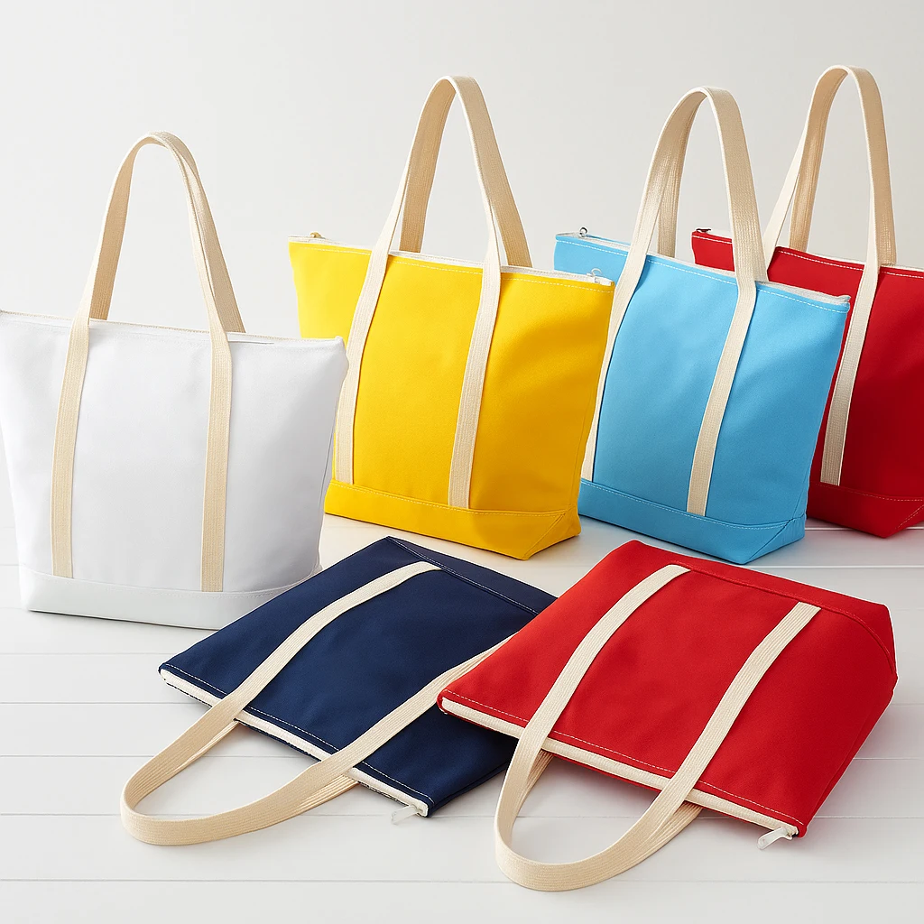 

Tote Bag Waterproof Nylon Fabric Large Capacity Reusable Grocery Shopping Travel Blank Hand Bag For Women Mother