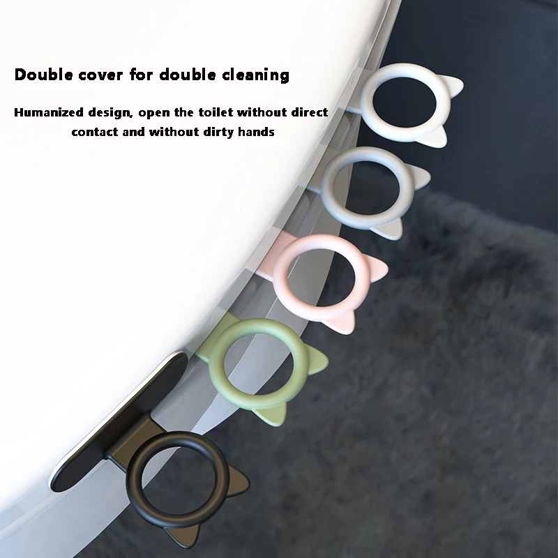 Multifunction Toilet Seat Lifter Toilet Lifting Device Avoid Touching Toilet Lid Handle Ring Shape Pot Seat Lifter Wc Accessorie