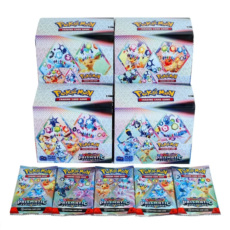 AUF LAGER@Prismatic Evolutions 30PCS-360Pcs Pokemon Karte Reise Zusammen Stellar Crown 151 Ultra Prisma Englisch Booster Schlacht */