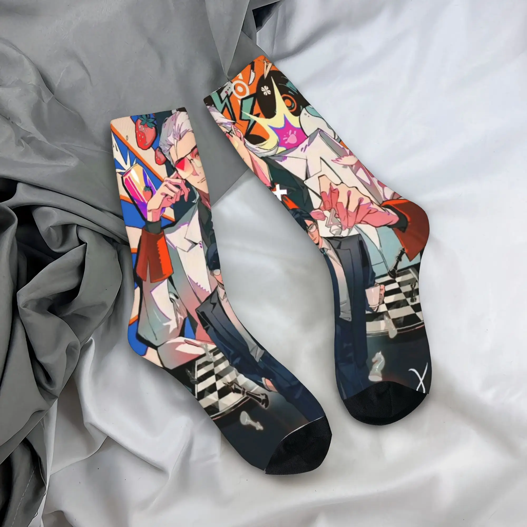 

to be hero x Socks Autumn Stockings Novelty Men Soft Breathable Socks Custom Running Non Slip Socks