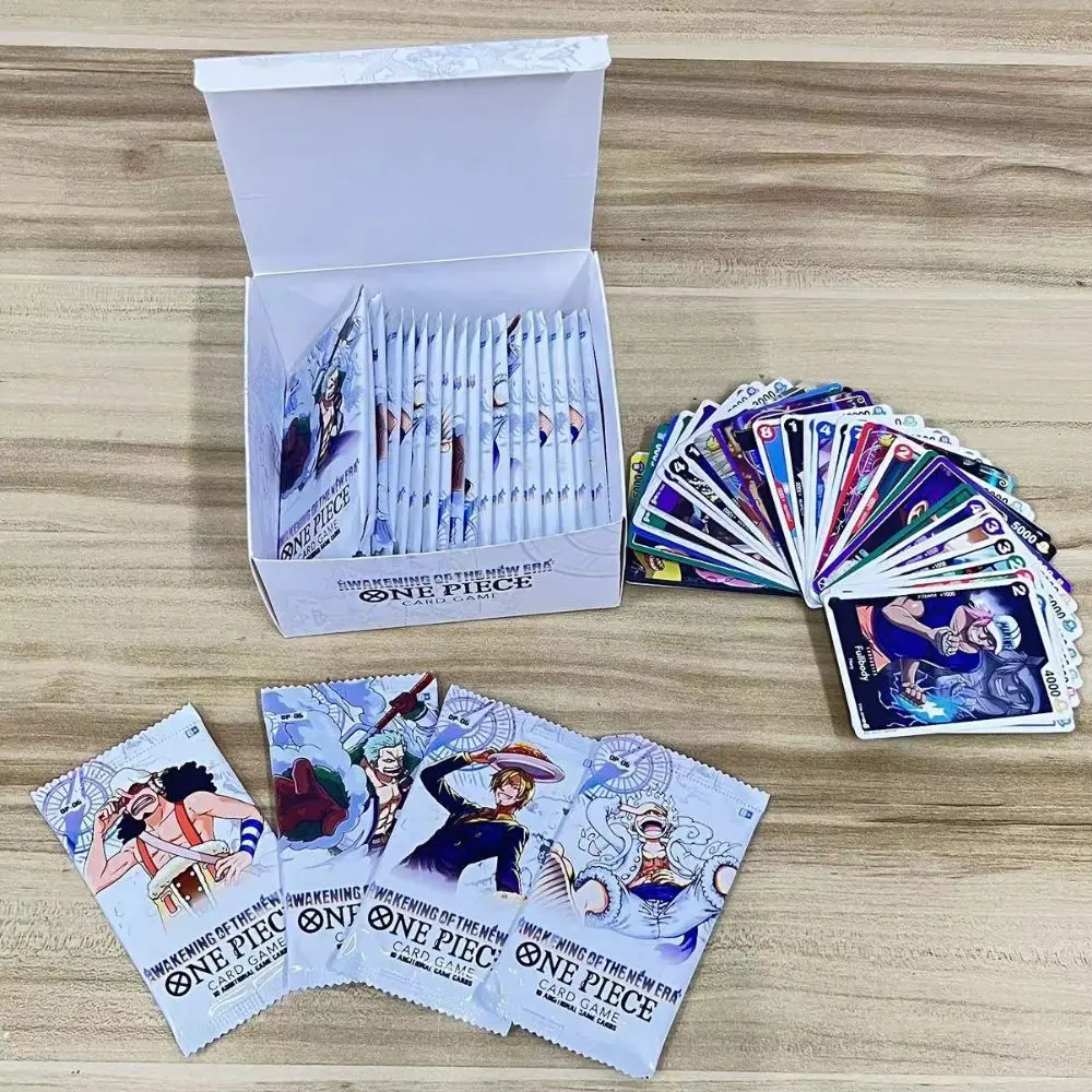 Лидер продаж 2025 года, 40/300 шт., аниме ONE PIECE карта TCG OP-05 Luffy Zoro Shanks, коллекционная коллекционная карта для детей, подарочные игрушки