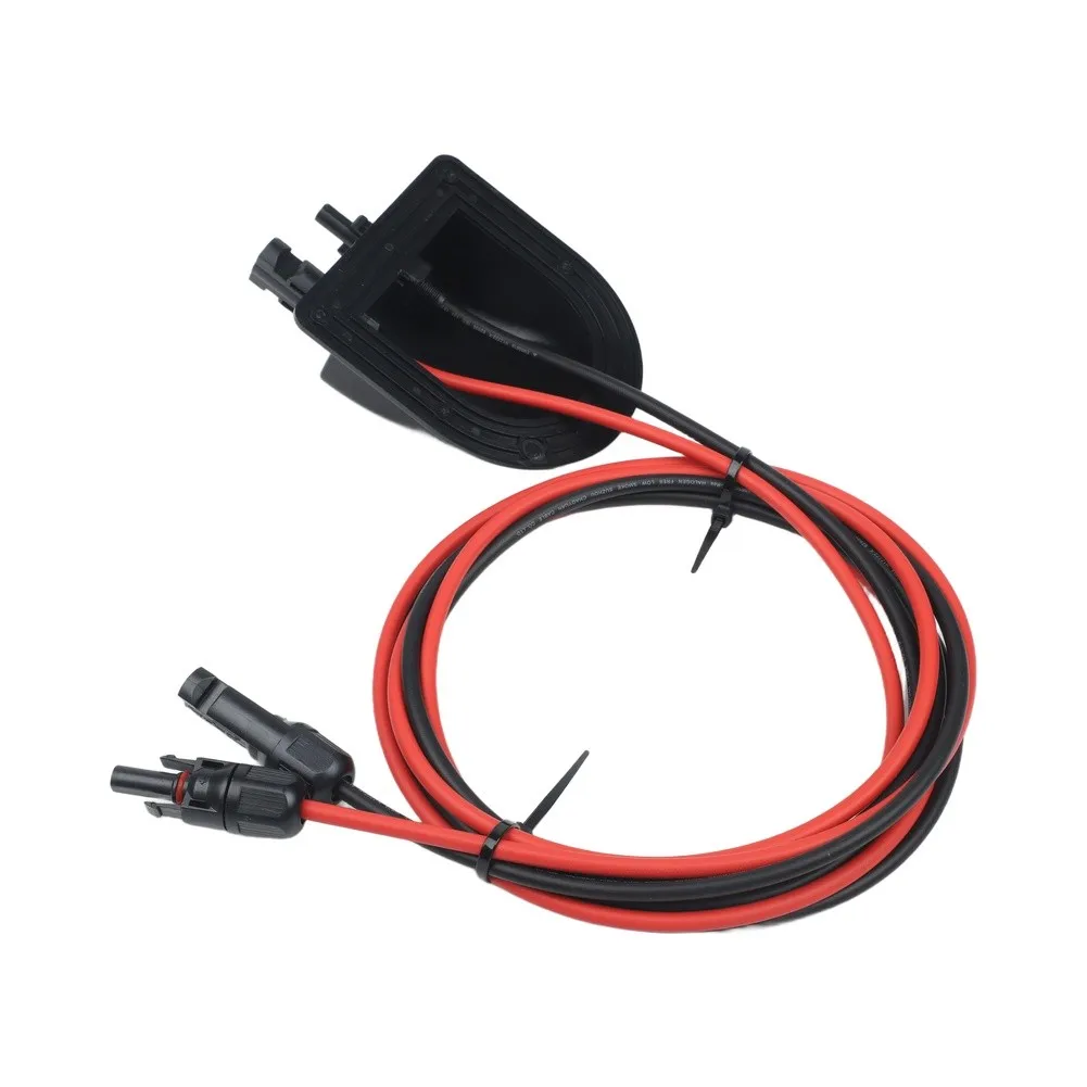 Solar Dual Cable Entry System Featuring Industrial ABS Housing and IP68 Waterproof Seal for RV and Yacht Use Solar