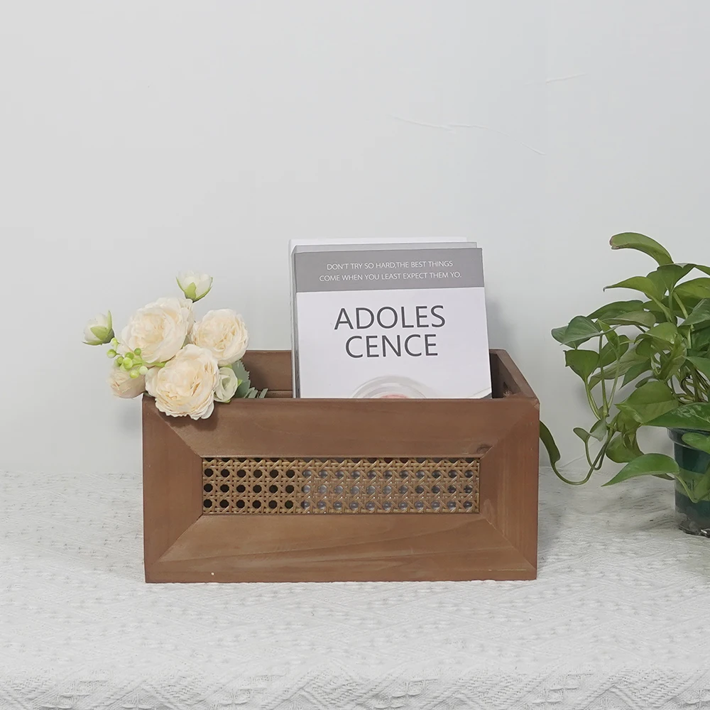 تخزين صندوق تخزين خشبي مجموعة مكتب سلة خزانة غسيل حاوية المطبخ درج مكتب متنوع #4